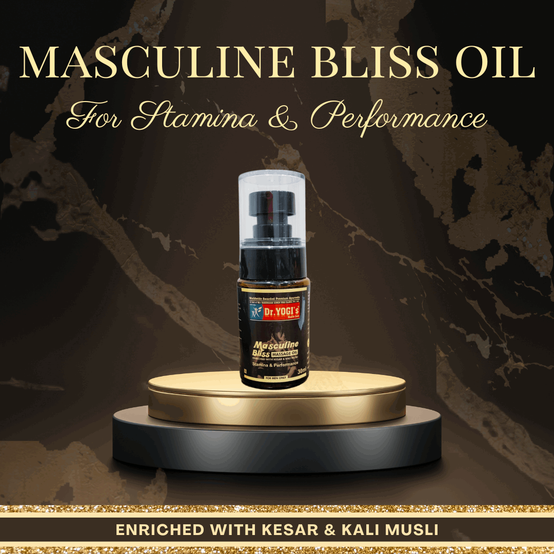 Dr Yogi Masculine Bliss Massage Oil - Dr Yogi Health Care
