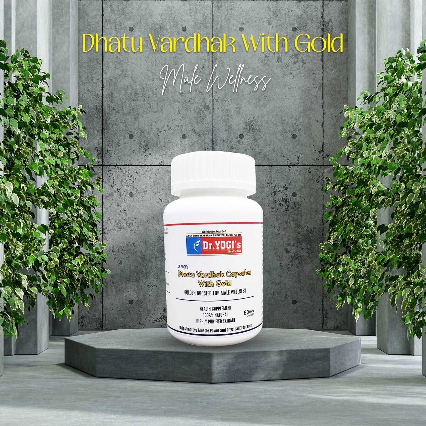 Dr Yogi Dhatu Vardhak with Gold - Dr Yogi Health Care