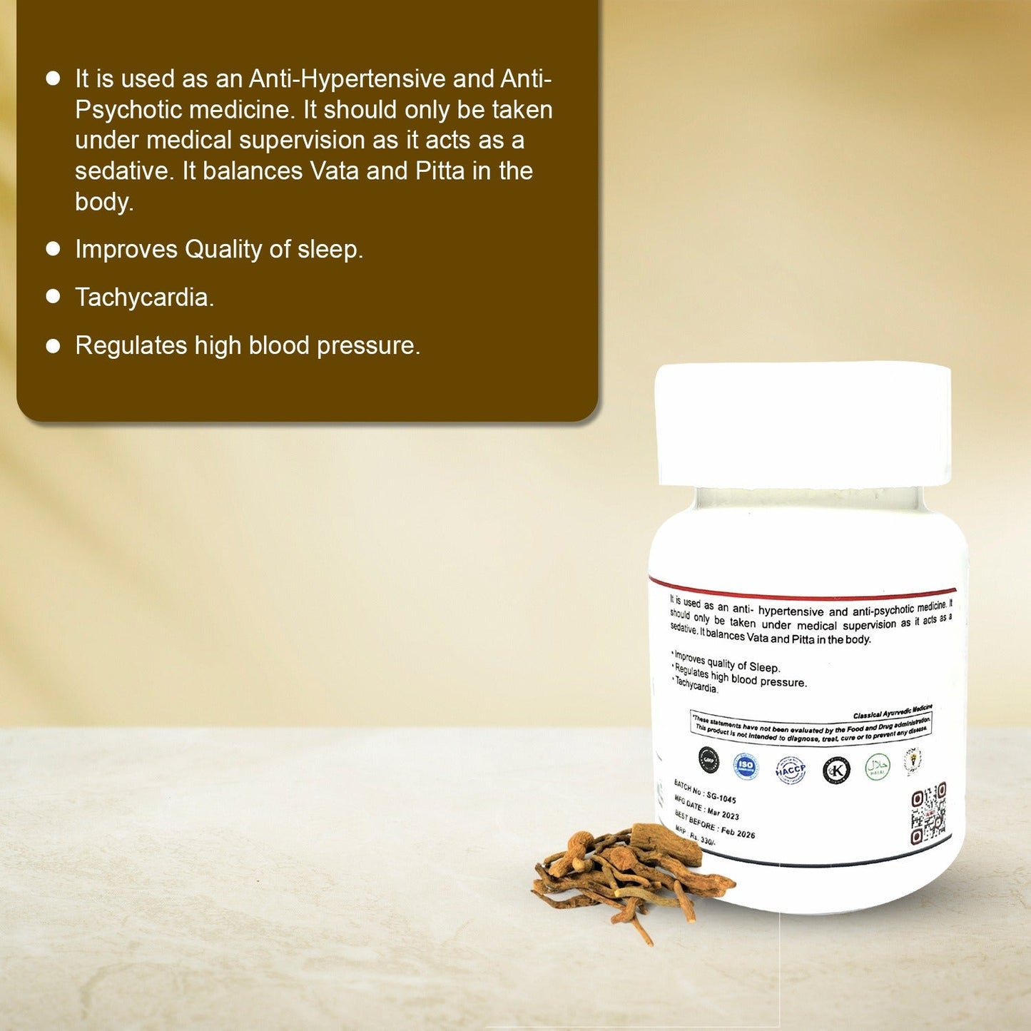 Dr Yogi Sarpgandha Vati - Dr Yogi Health Care
