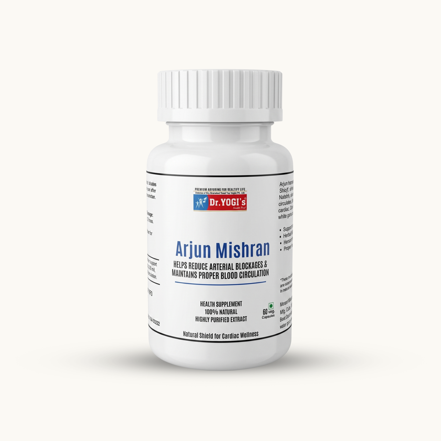 Dr. Yogi's Arjun Mishran | Ayurvedic Shield for Heart Health & Circulation
