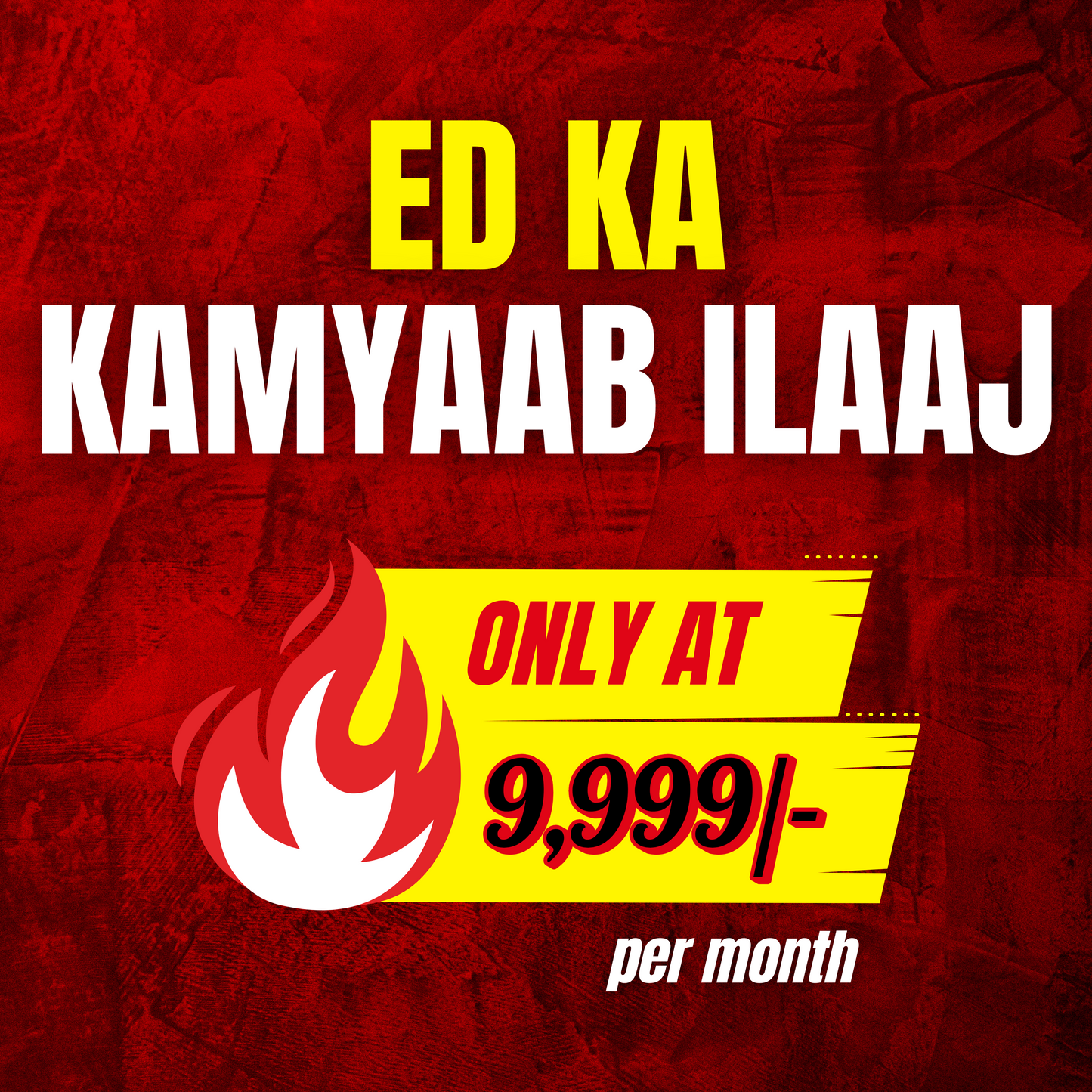 ED Relief Pack at Only 9,999/-