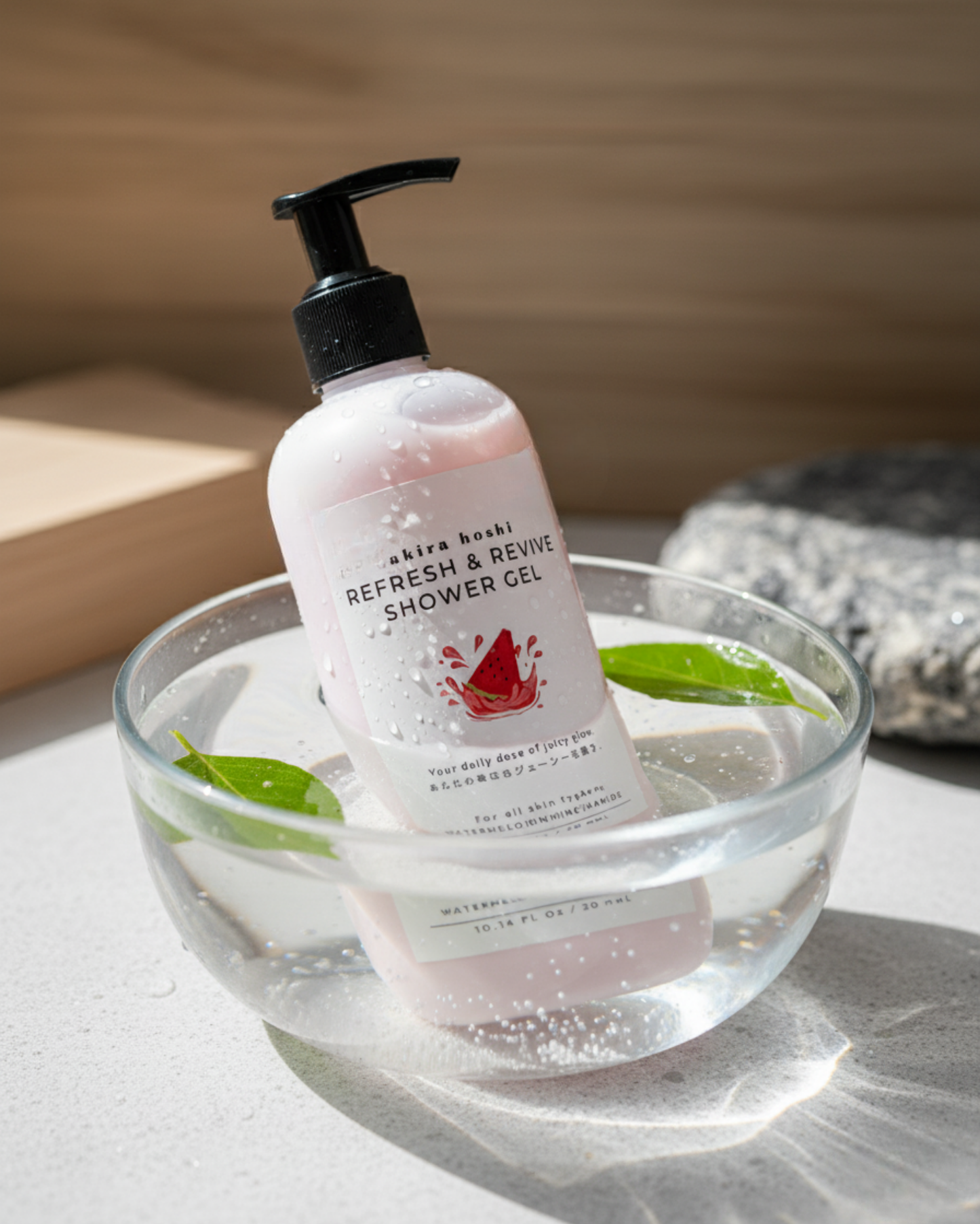 Akira Hoshi Refresh & Revive Shower Gel – Hydrating Watermelon & Niacinamide Body Wash (300 ml)
