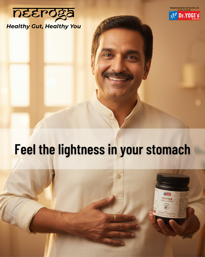 Dr. Yogi's Neeroga Gut Health Powder (200g) | Natural Constipation & Bloating Relief