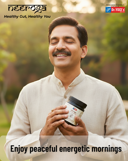 Dr. Yogi's Neeroga Gut Health Powder (200g) | Natural Constipation & Bloating Relief