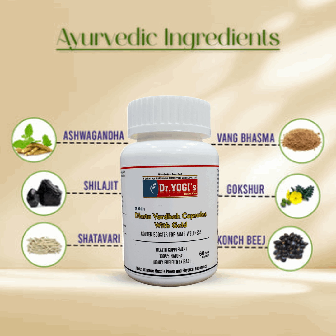 Dr Yogi Dhatu Vardhak with Gold - Dr Yogi Health Care