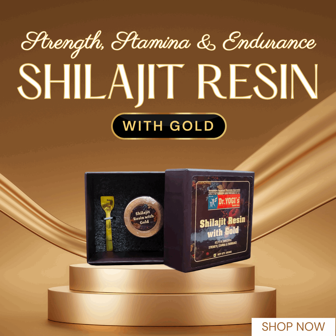Dr Yogi Shilajit Resin with Gold - Dr Yogi Health Care