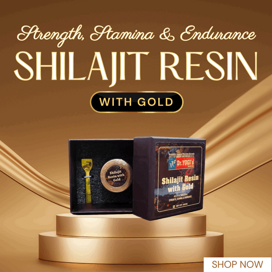 Dr Yogi Shilajit Resin with Gold - Dr Yogi Health Care
