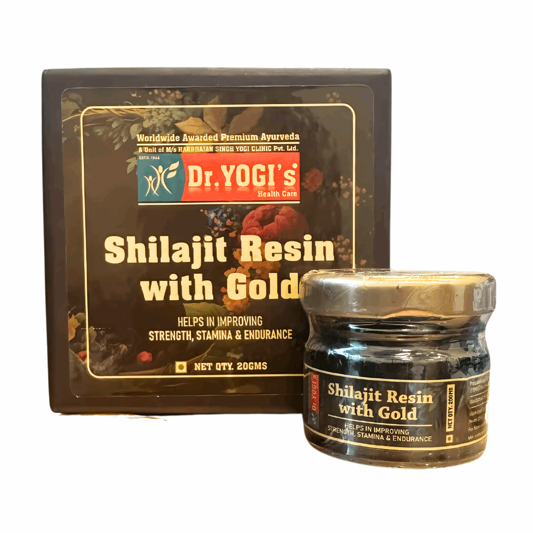 Dr Yogi Shilajit Resin with Gold - Dr Yogi Health Care
