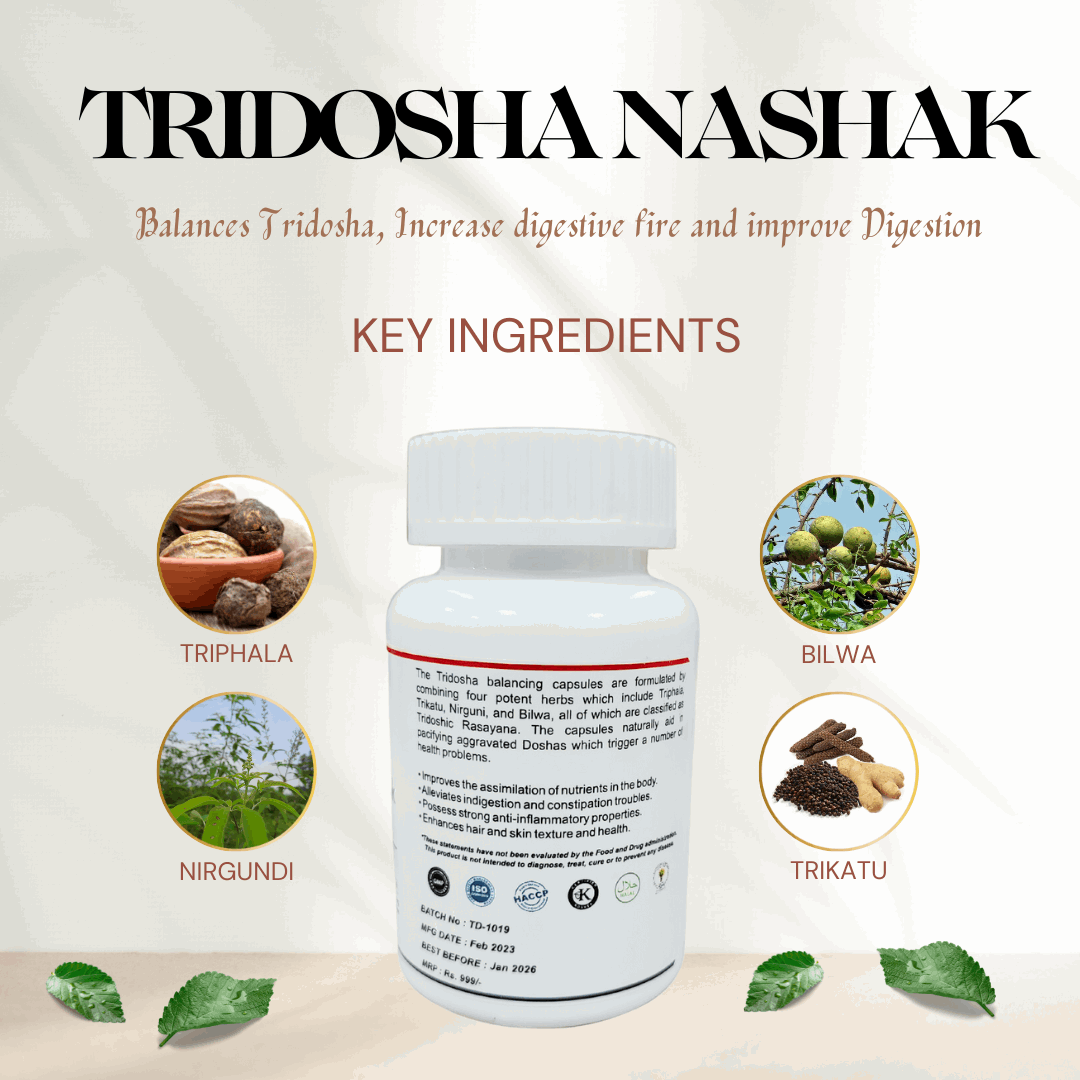 Dr Yogi Tridosha Nashak Capsules - Dr Yogi Health Care