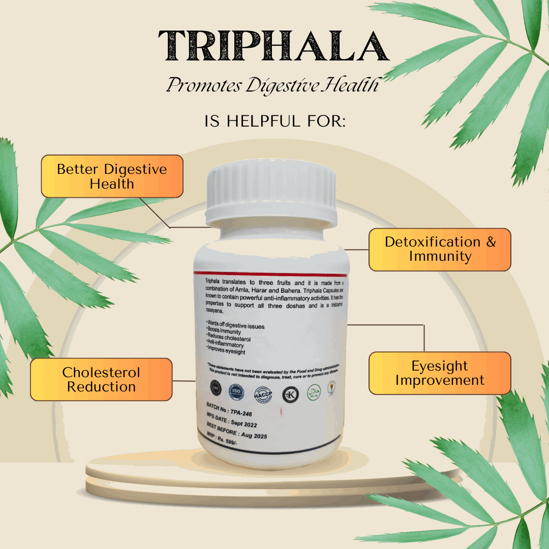 Dr Yogi Triphala Capsules - Dr Yogi Health Care