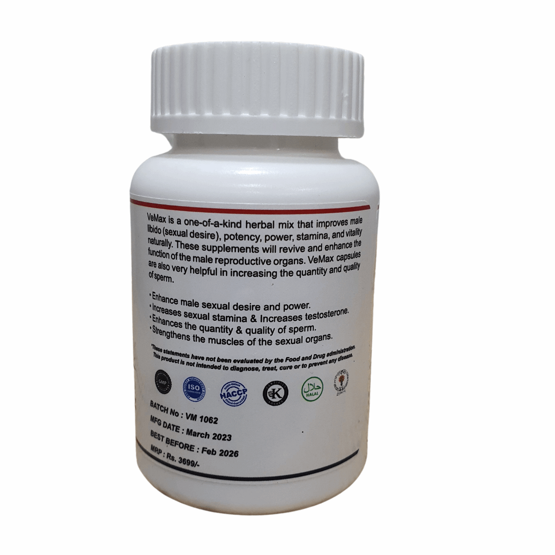 Dr Yogi Ve Max 60 Capsules - Dr Yogi Health Care