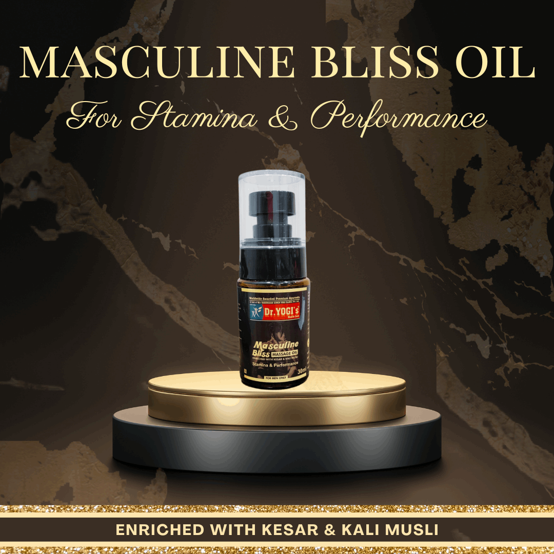 Dr Yogi Masculine Bliss Massage Oil - Dr Yogi Health Care