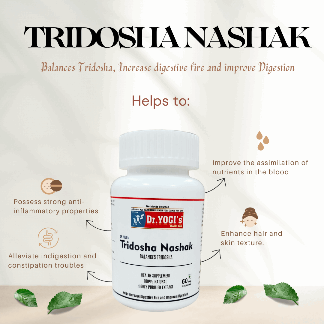 Dr Yogi Tridosha Nashak Capsules - Dr Yogi Health Care