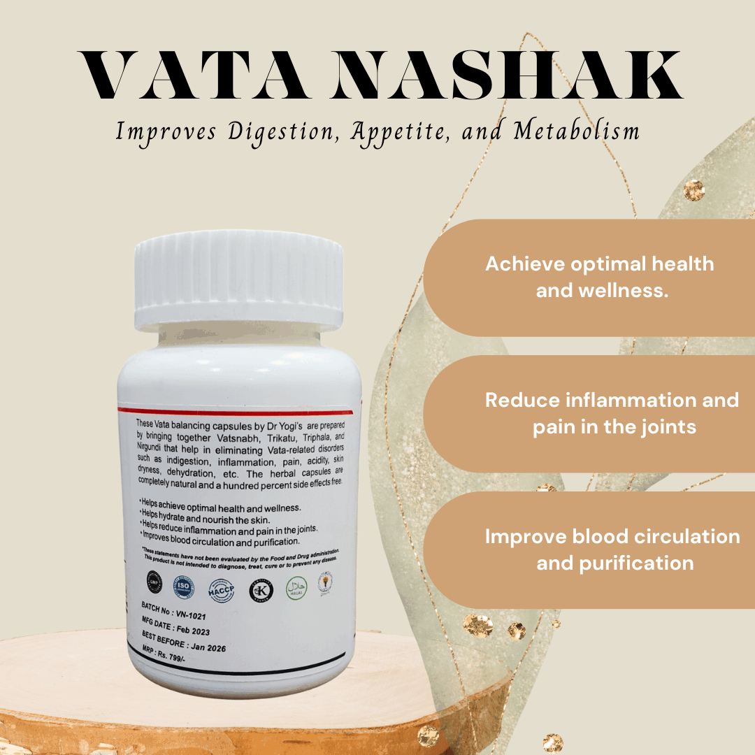 Dr Yogi Vata Nashak Capsules - Dr Yogi Health Care