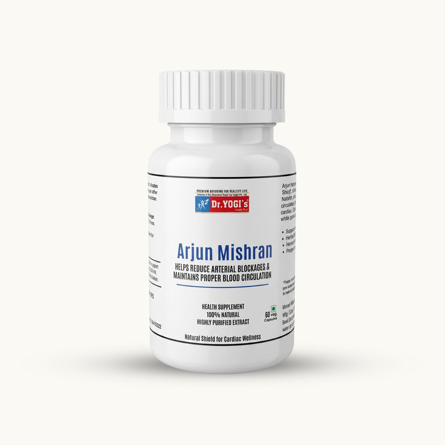 Dr. Yogi's Arjun Mishran | Ayurvedic Shield for Heart Health & Circulation