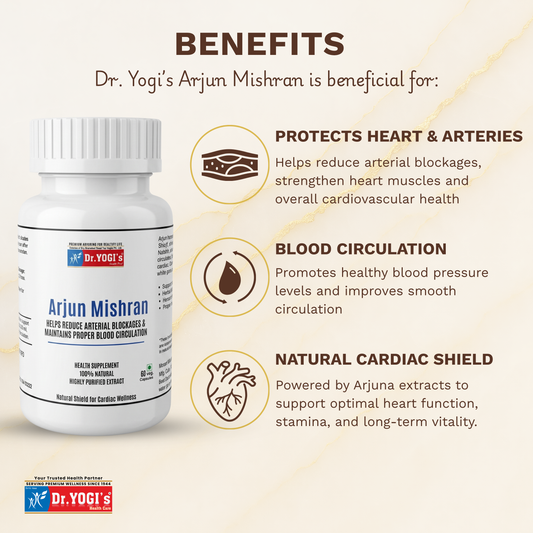 Dr. Yogi's Arjun Mishran | Ayurvedic Shield for Heart Health & Circulation