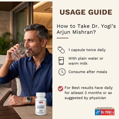 Dr. Yogi's Arjun Mishran | Ayurvedic Shield for Heart Health & Circulation