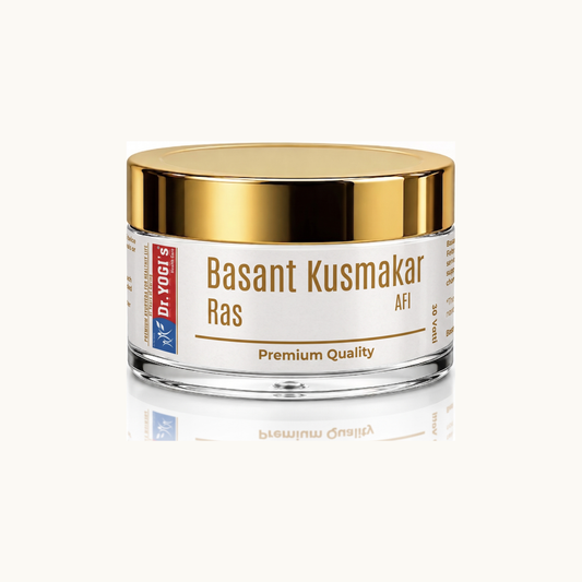 Dr. Yogi’s Basant Kusumakar Ras – Premium Rejuvenating & Vitality Supplement (Gold & Pearl Enriched)