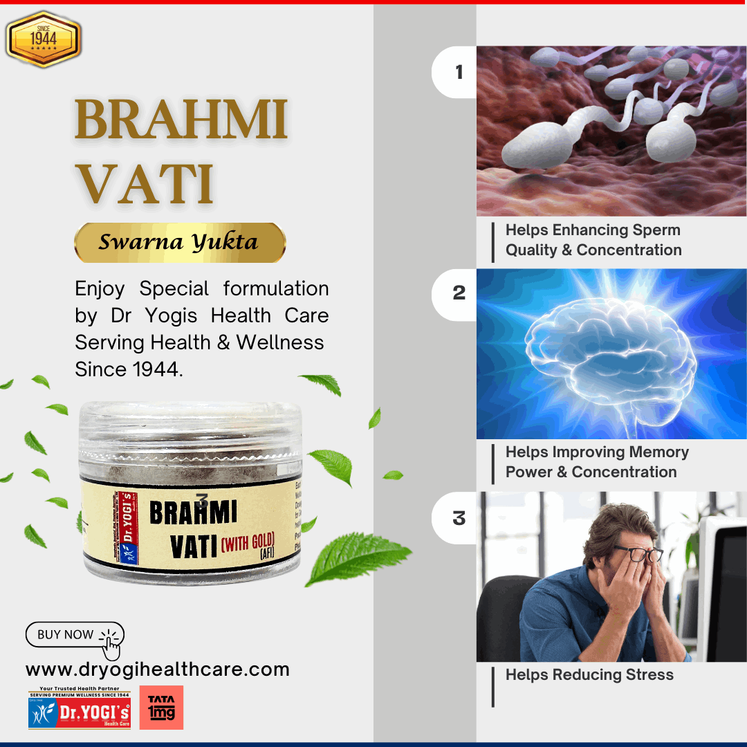 Dr Yogi Brahmi Vati with Gold