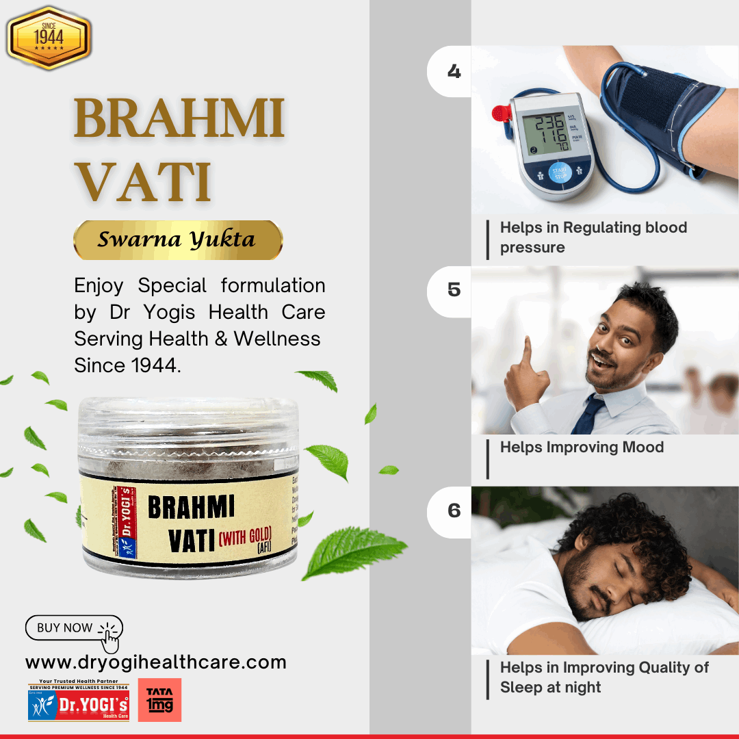 Dr Yogi Brahmi Vati with Gold