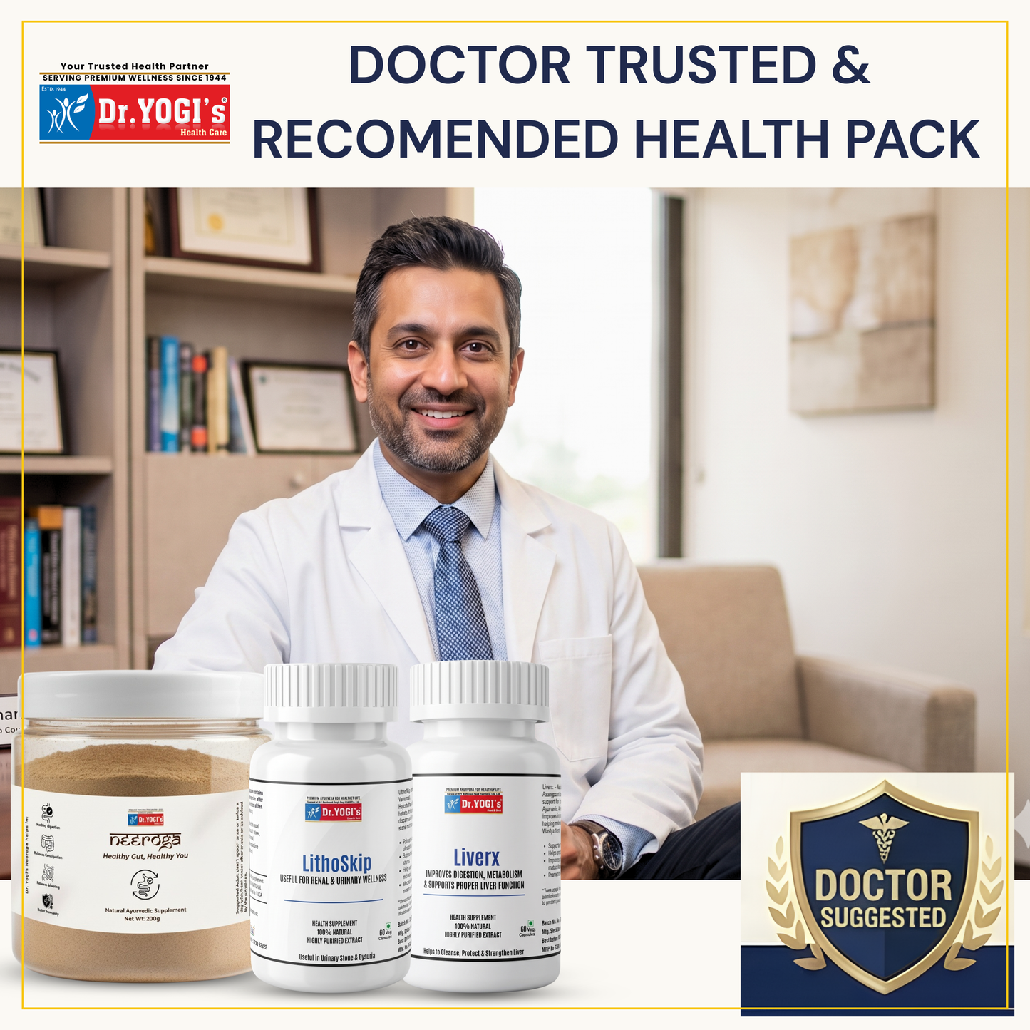 Dr. Yogi's Complete Body Detox – 30 Days Pack (Body Purification)
