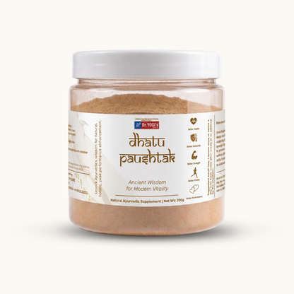 Dr. Yogi's Dhatu Paushtak Churna (200g) | Daily Vitality Powder for Men
