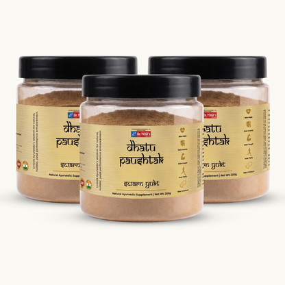 Dr. Yogi's Dhatu Paushtak Swarn Yukt (200g) | Premium Vitality Ayurvedic Powder