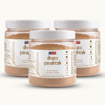 Dr. Yogi's Dhatu Paushtak Churna (200g) | Daily Vitality Powder for Men