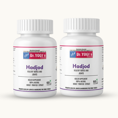 Dr. Yogi's Hadjod (60 Capsules) | Bone Strength & Joint Wellness