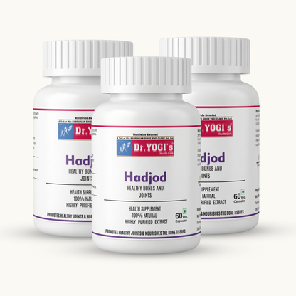 Dr. Yogi's Hadjod (60 Capsules) | Bone Strength & Joint Wellness