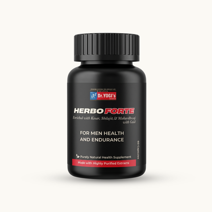 Dr. Yogi's Herbo Forte (60 Capsules) | Male Health & Endurance Tonic