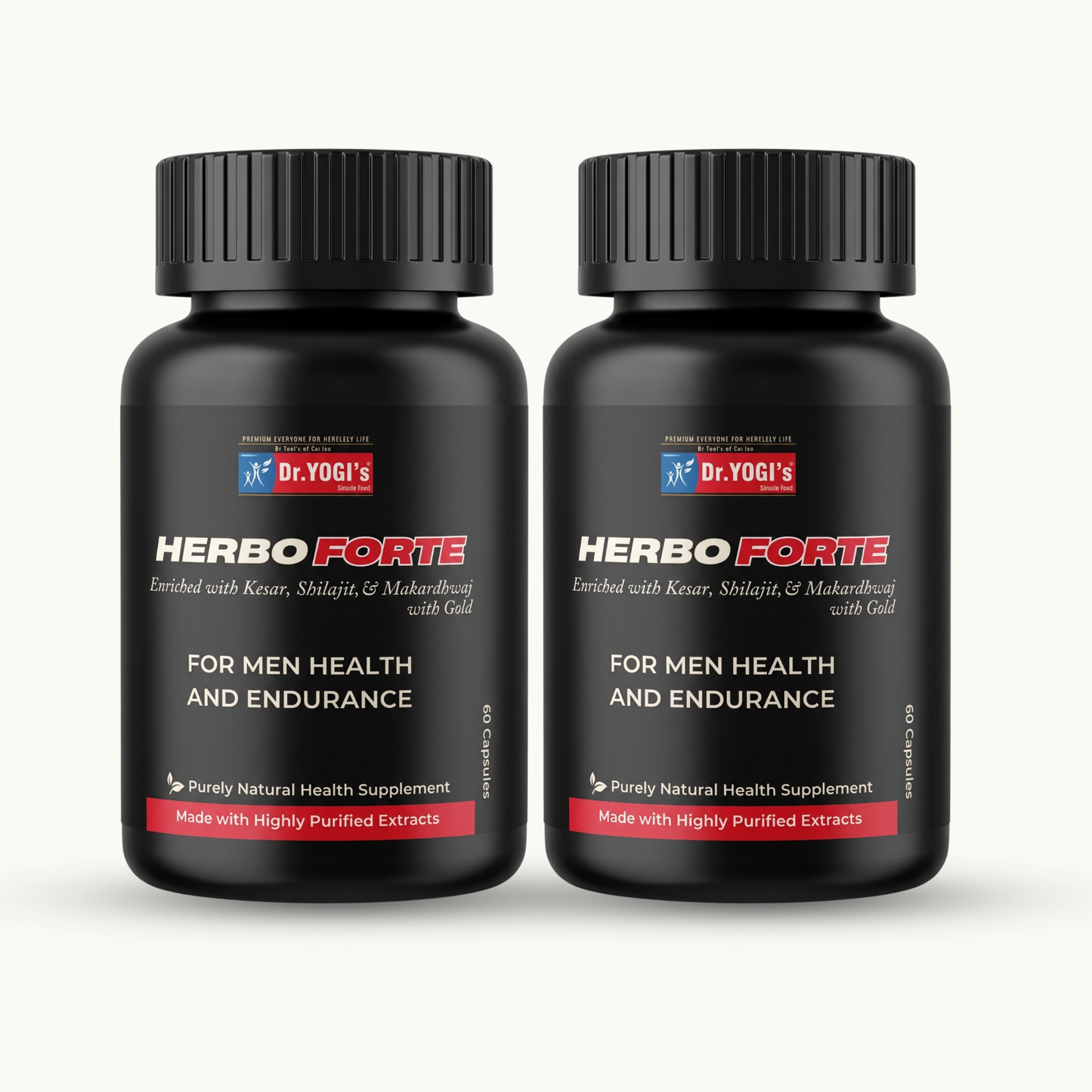 Dr. Yogi's Herbo Forte (60 Capsules) | Male Health & Endurance Tonic