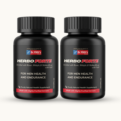 Dr. Yogi's Herbo Forte (60 Capsules) | Male Health & Endurance Tonic