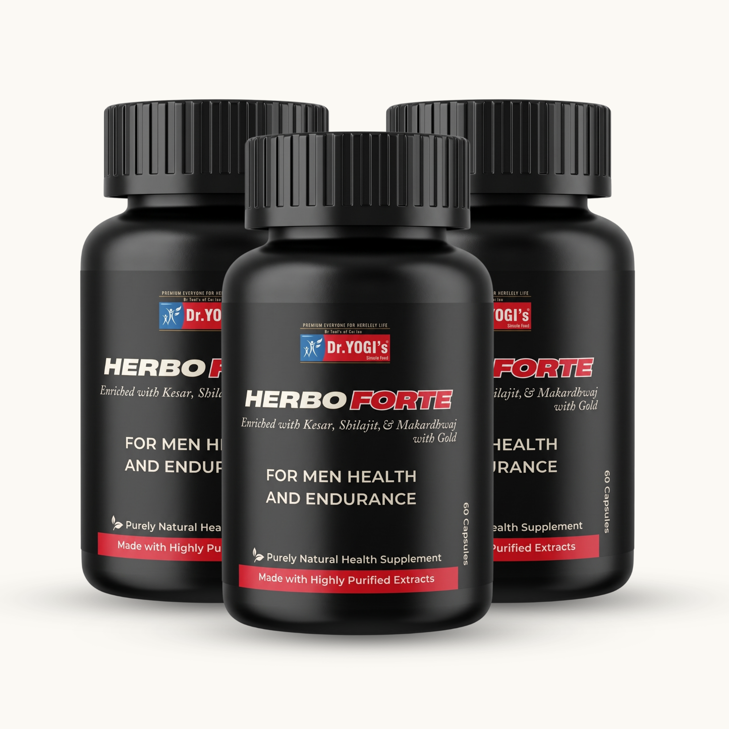 Dr. Yogi's Herbo Forte (60 Capsules) | Male Health & Endurance Tonic