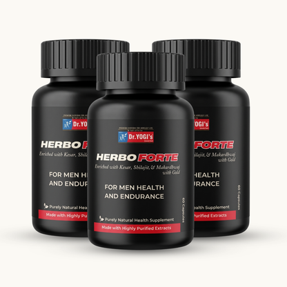 Dr. Yogi's Herbo Forte (60 Capsules) | Male Health & Endurance Tonic