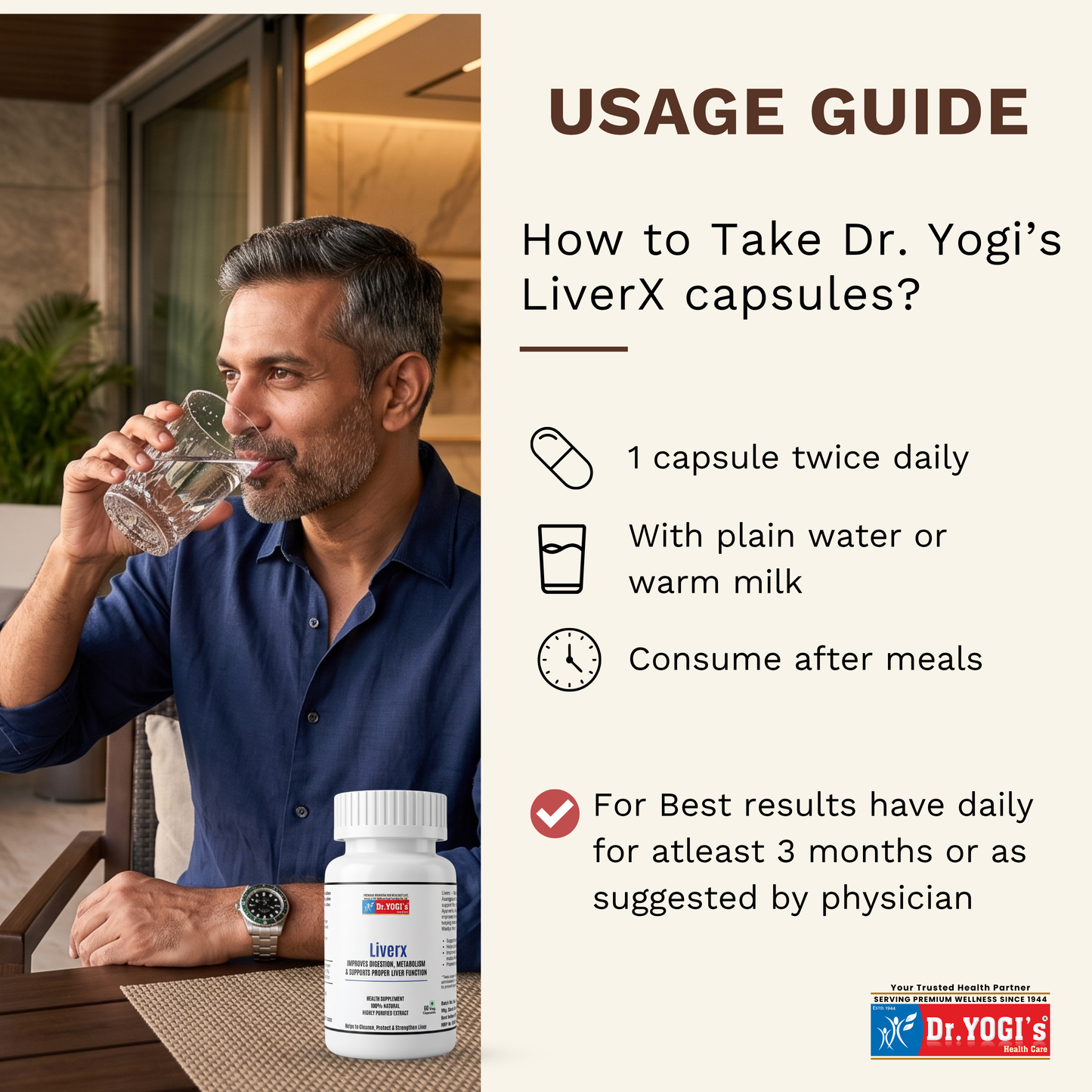 Dr. Yogi's LiverX (60 Capsules) | Premium Ayurvedic Liver Detox & Digestion