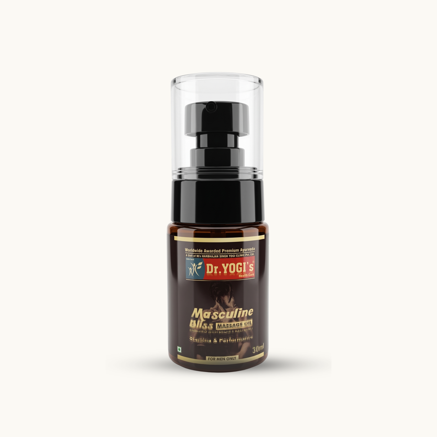 Dr. Yogi's Masculine Bliss Massage Oil (30ml) | Premium Vitality Oil