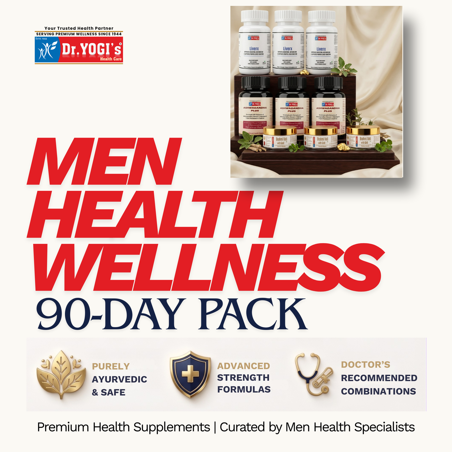90-Day Powerful Men’s Health & Vitality Pack | Daily Vitality & Mind-Body Balance