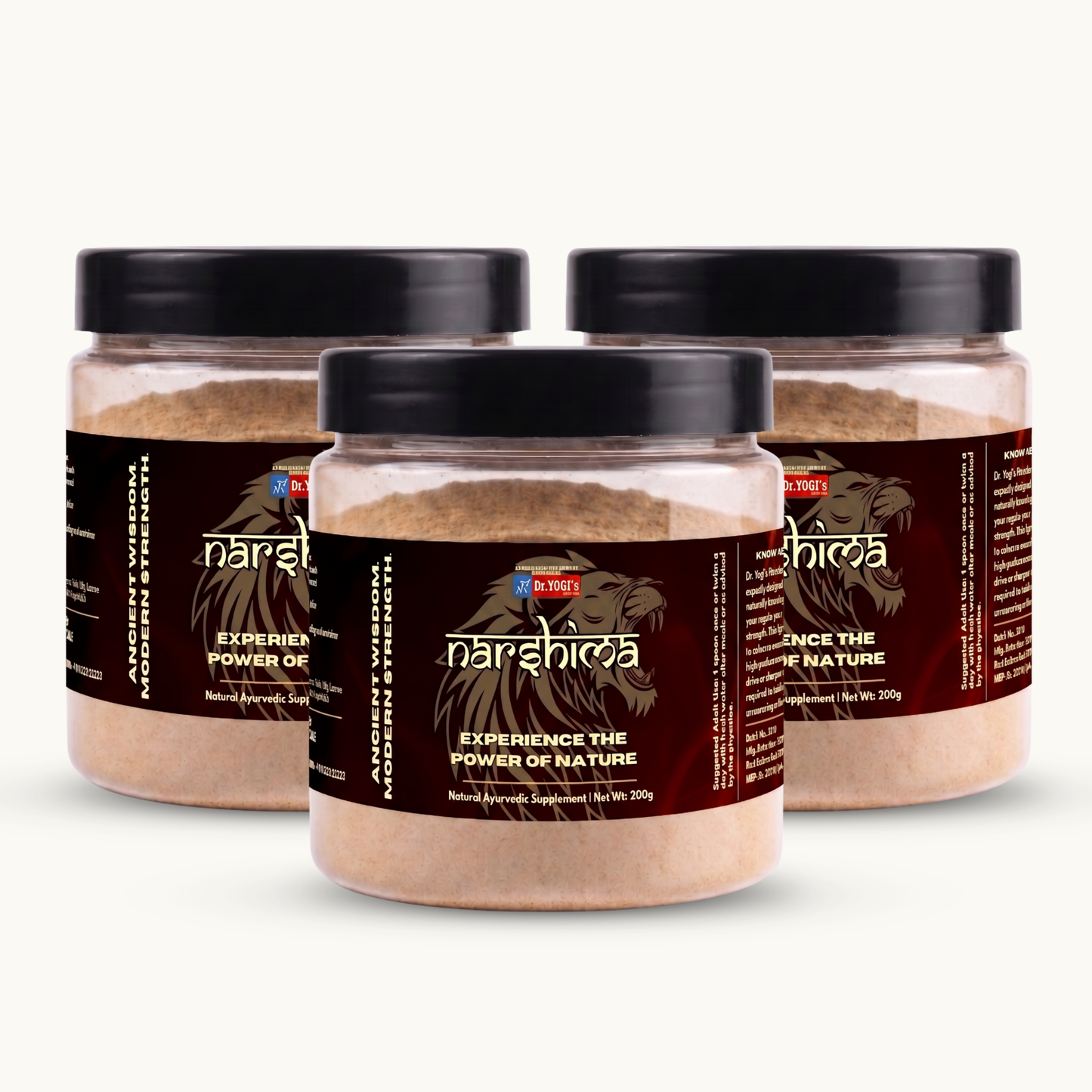 Dr. Yogi's Narshima Churna (200g) | Pure Male Stamina & Vigor Powder