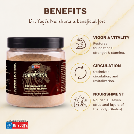 Dr. Yogi's Narshima Churna (200g) | Pure Male Stamina & Vigor Powder