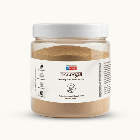 Dr. Yogi's Neeroga Gut Health Powder (200g) | Natural Constipation & Bloating Relief