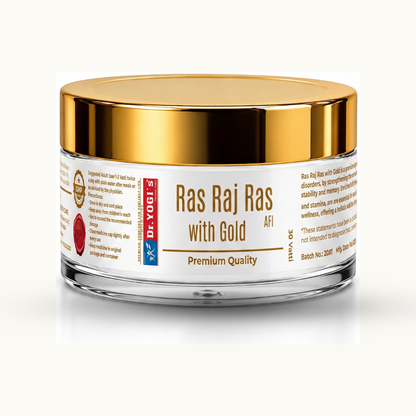 Dr. Yogi's Ras Raj Ras with Gold (30 Vatti) | Premium Male Vitality