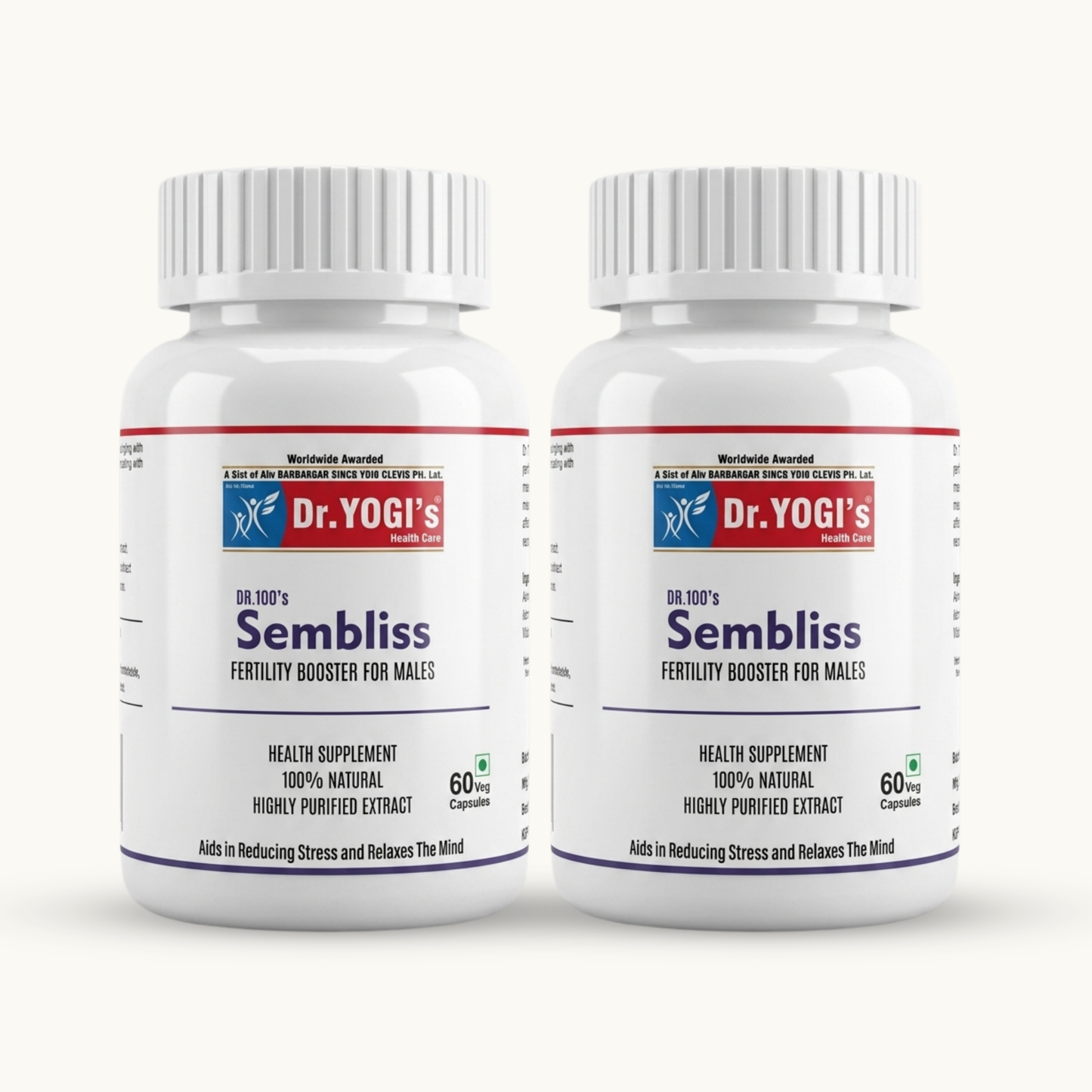 Dr. Yogi's Sembliss Capsules (60 Capsules) | Premium Male Vitality & Reproductive Health