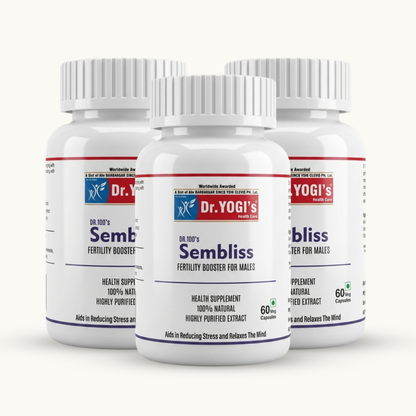 Dr. Yogi's Sembliss Capsules (60 Capsules) | Premium Male Vitality & Reproductive Health