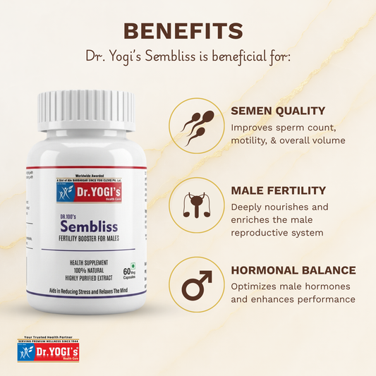 Dr. Yogi's Sembliss Capsules (60 Capsules) | Premium Male Vitality & Reproductive Health