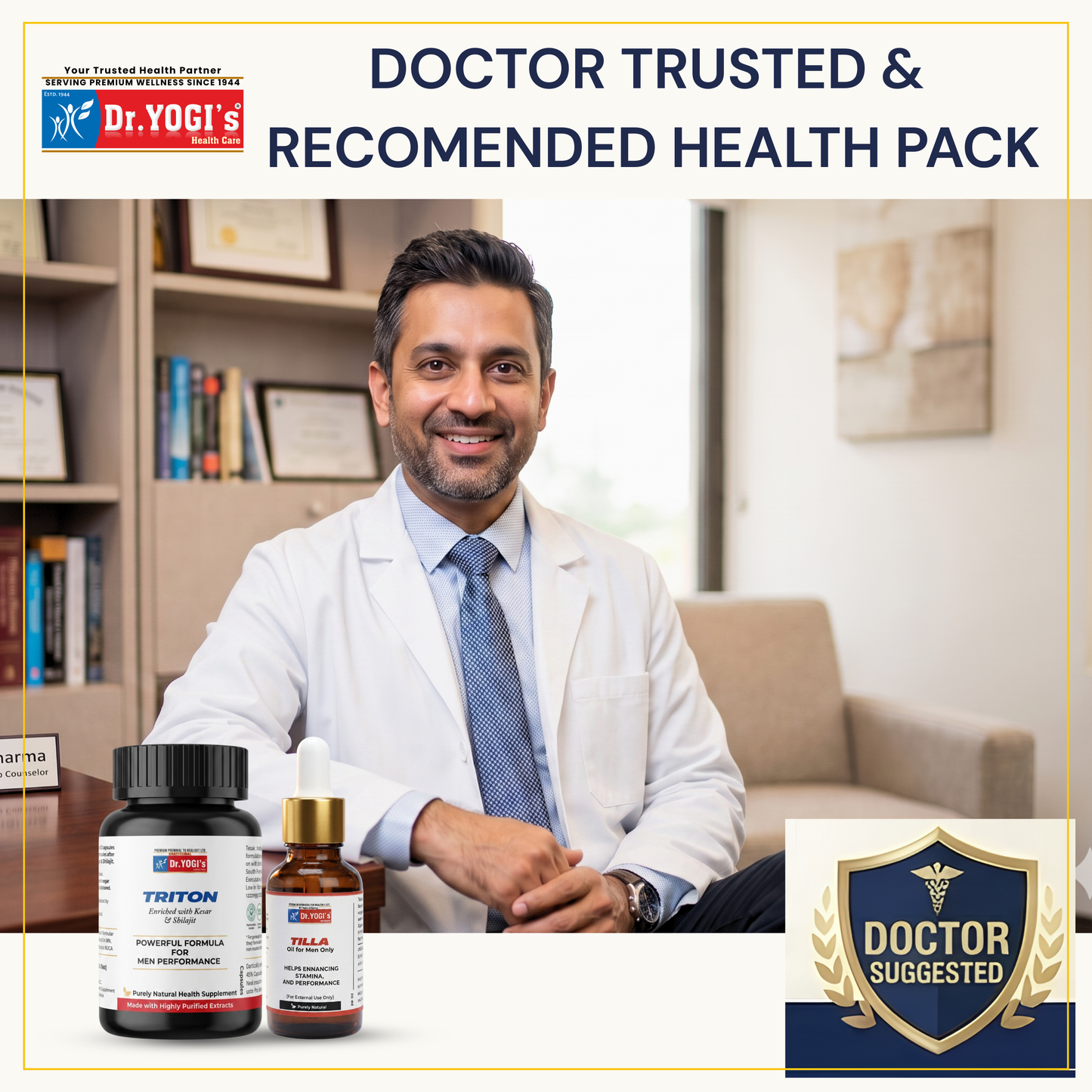 Dr. Yogi's 30-Day Pack for Natural Stamina & Performance