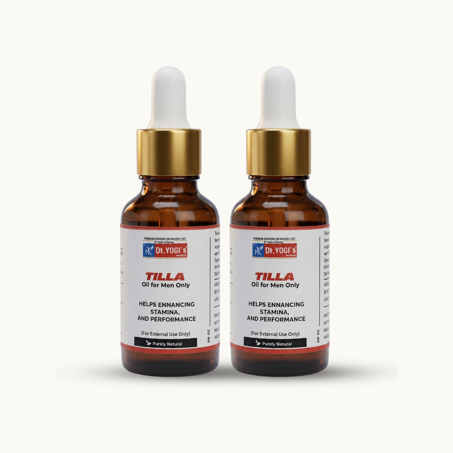 Dr. Yogi's Tilla Oil (30ml) | Premium Male Stamina & Circulation Oil