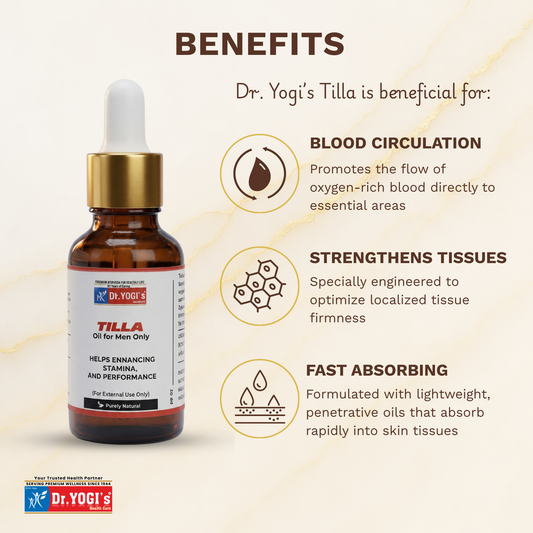 Dr. Yogi's Tilla Oil (30ml) | Premium Male Stamina & Circulation Oil
