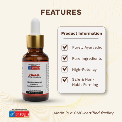 Dr. Yogi's Tilla Oil (30ml) | Premium Male Stamina & Circulation Oil