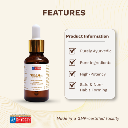 Dr. Yogi's Tilla Plus Oil (30ml) | Premium Topical Muscular Strength & Vitality Oil